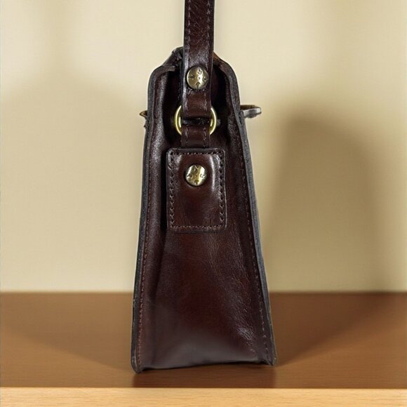 Patricia Nash Nazaire Owl Embroidery Colorblock Crossbody Bag with Dust Bag New - Picture 5 of 15